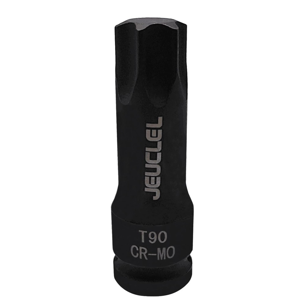 T90 Torx Star 6 Point Impact Bit Socket 1/2-Inch Square Drive 3-Inch Long