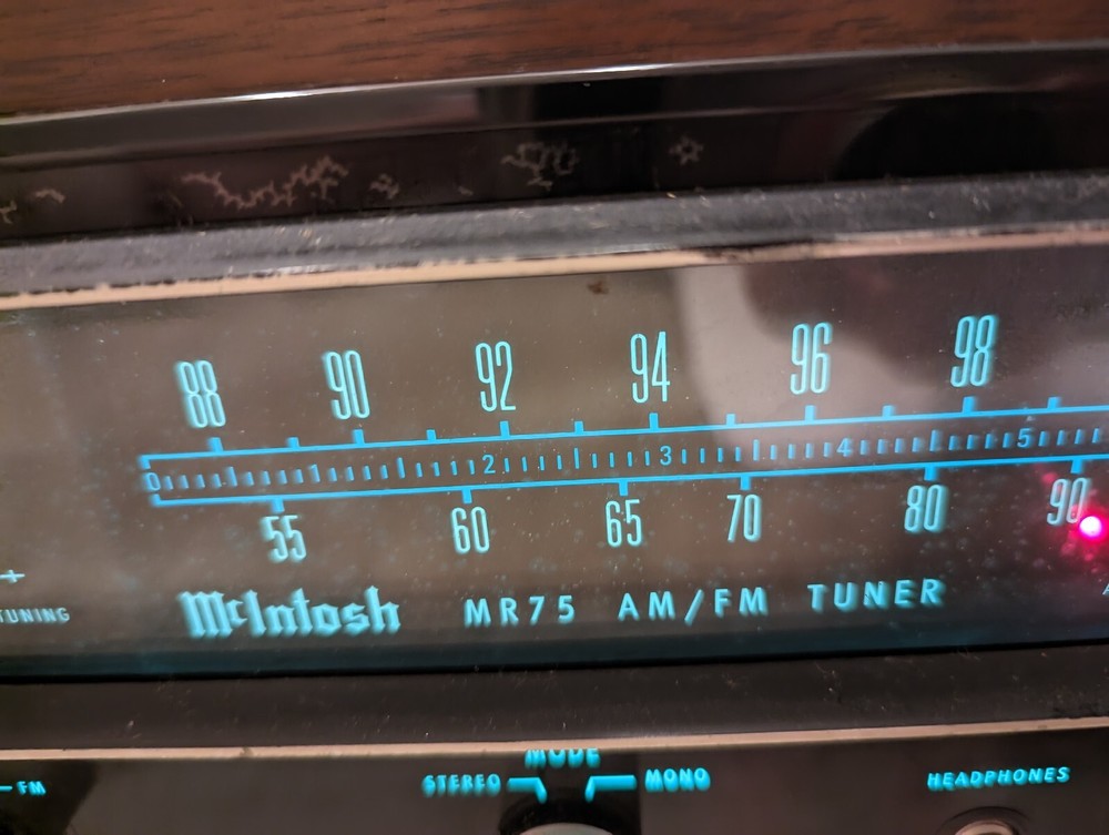 Vintage McIntosh MR75 AM/FM Tuner