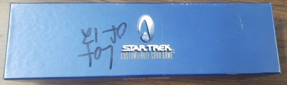 Star Trek Customizable Card Game EMPTY Collectible Storage Box ONLY