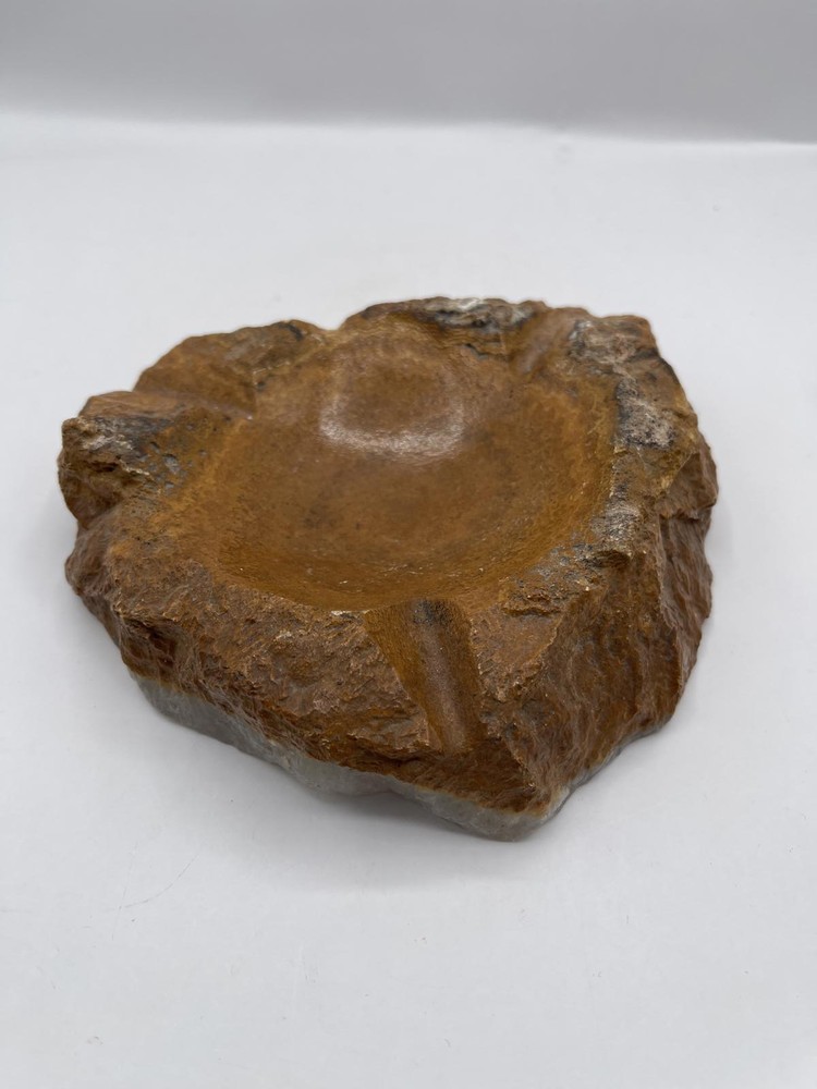 Natural Stone Ashtray - Rustic Rocky Design