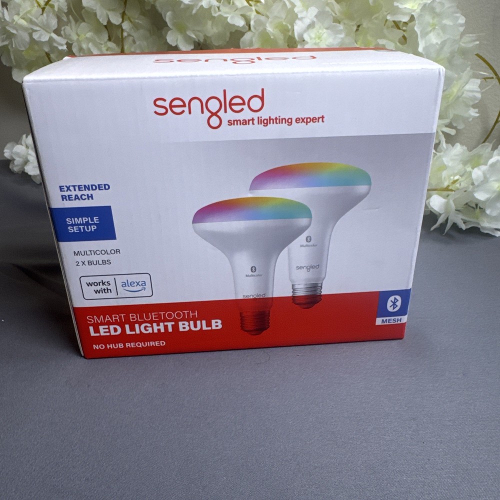 Sengled Smart LED Multicolor FLOOD LIGHT Bulbs 2 PACK - Alexa or Google | NEW