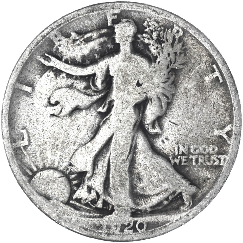 1920 D Walking Liberty Half Dollar Good 90% Silver