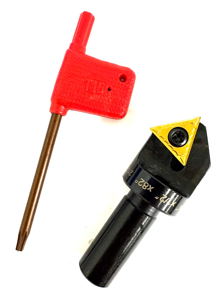 1/4-3/4 INDEXABLE COUNTERSINK 82 DEGREE 1/2" SHANK WITH TPGH321 INSERT