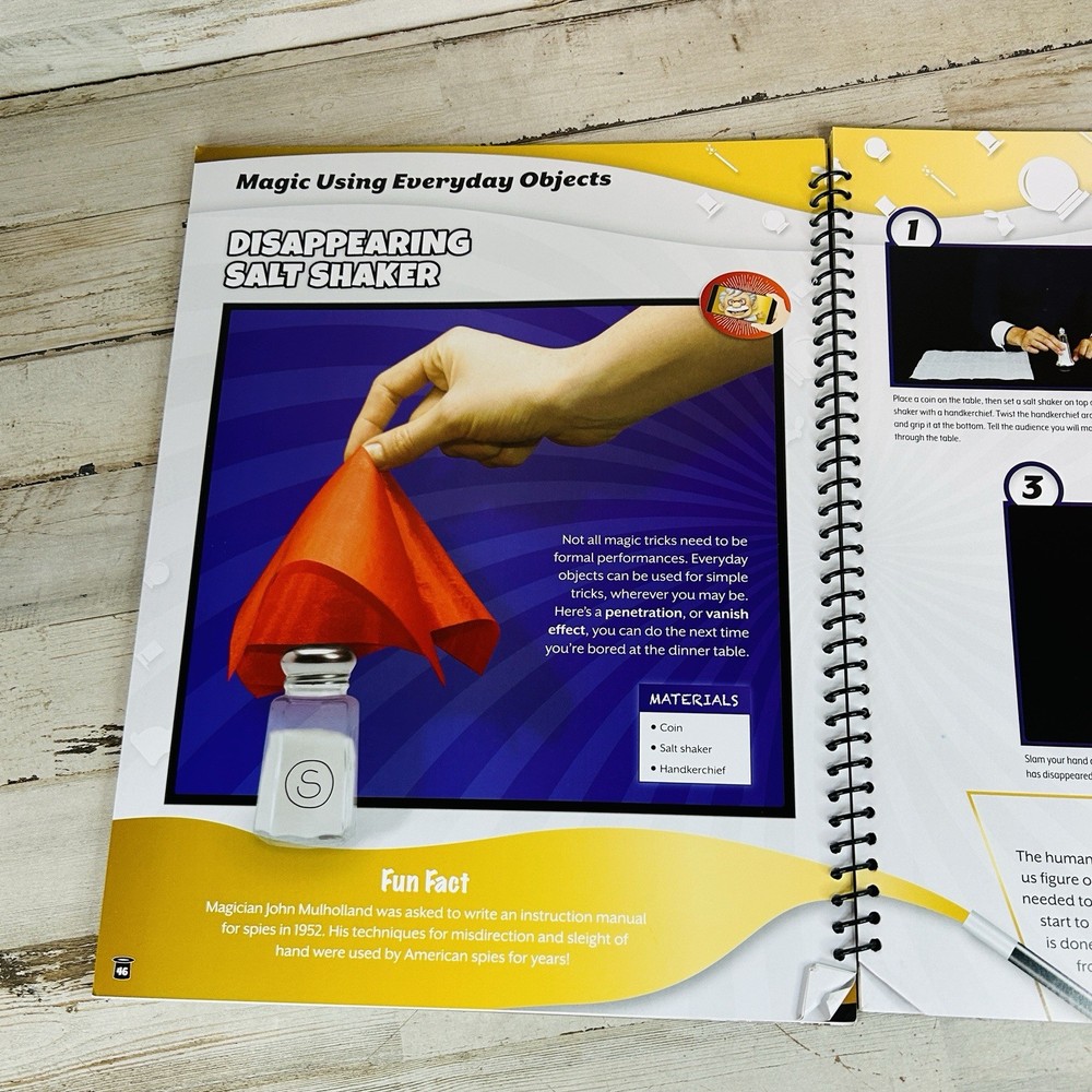 Professor Maxwell’s VR Magic Trick Book & 2 Unopened Magic Game Show Kits