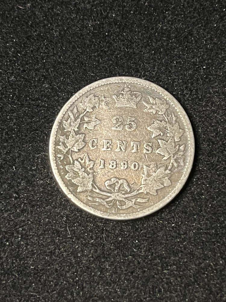1890 H Canada 25 Cents