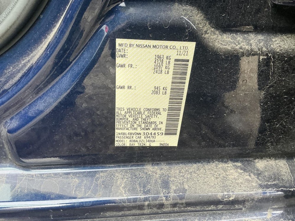 Steering Column Fits 21-23 ALTIMA 871177