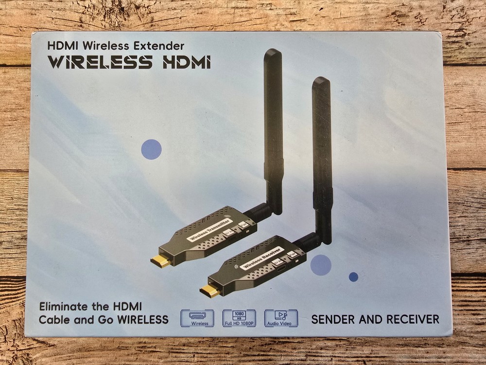 HDMI Wireless Extender Sender and Receiver Plug and Play 5.8G