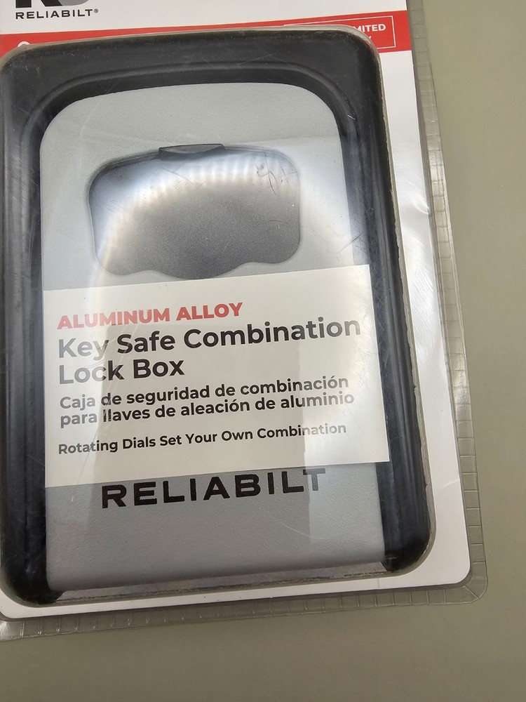 Key Lock Box for Outside-Combination Lockbox for House Key-Portable/Wall Mounted