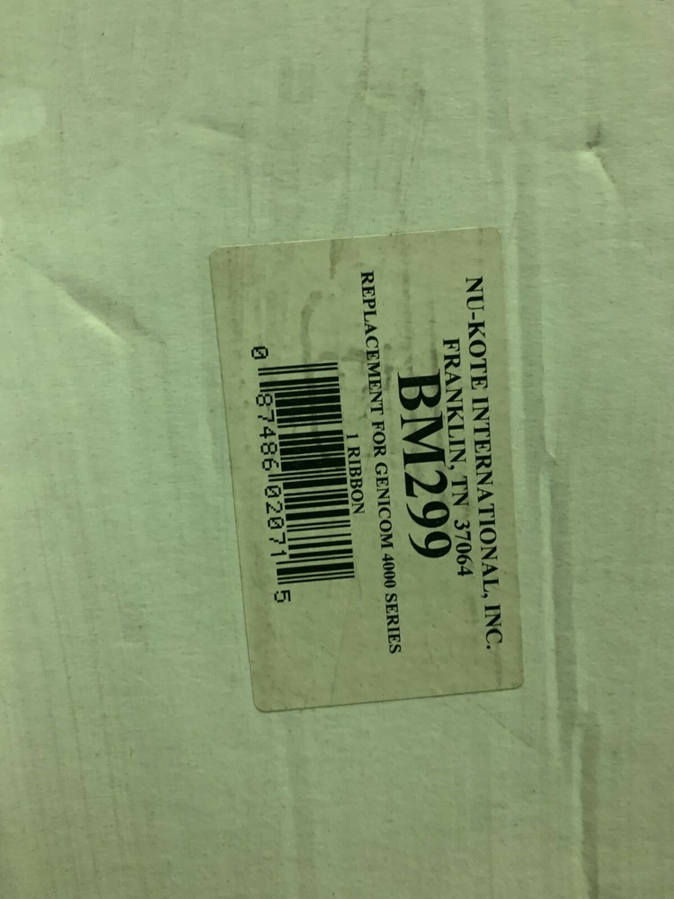 BM299 - Nukote BM299 replacement printer ribbon