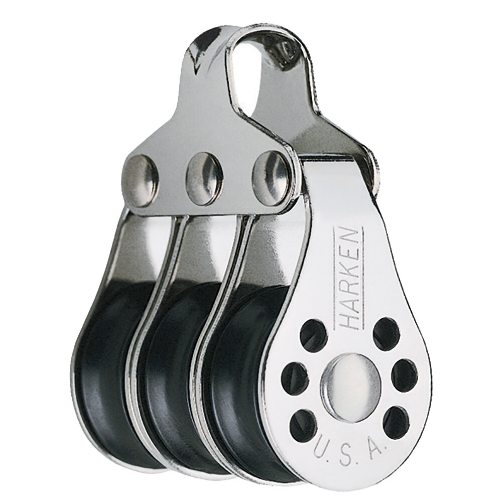 ​Harken 22mm Triple Micro Block 550lb Load Compact & Lightweight Sailing Block