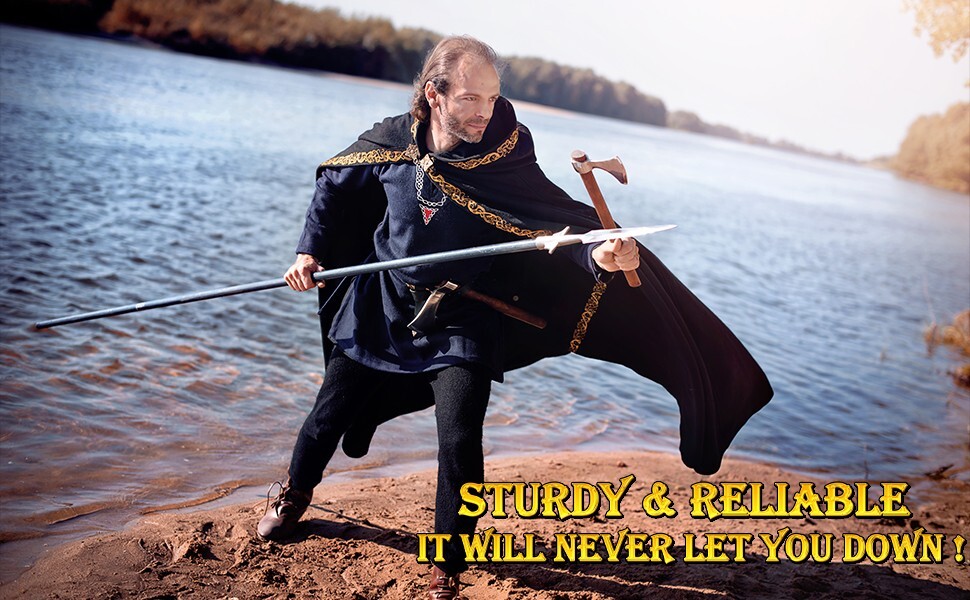 Viking Throwing Battle Axe Medieval Knight Handforged Fully Functional Accessory