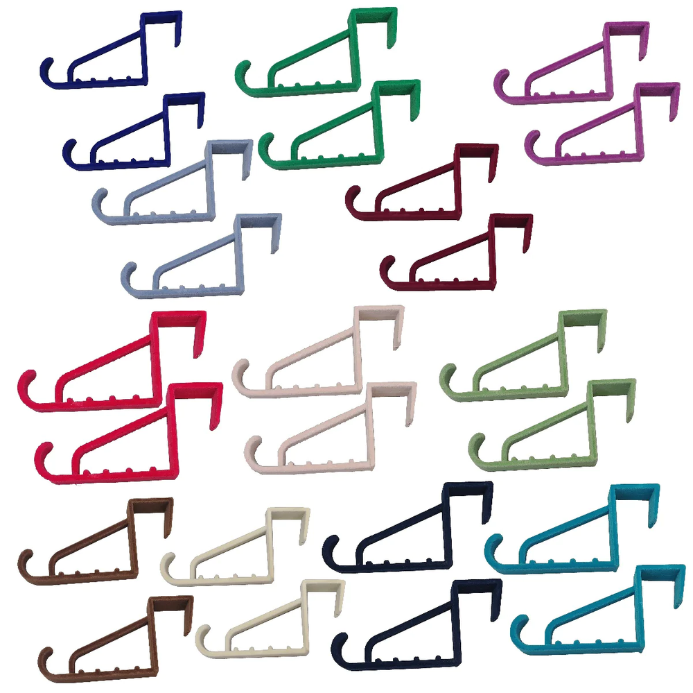 JOY Mangano Huggable Hangers 2-Pack Extended Over The Door Hooks