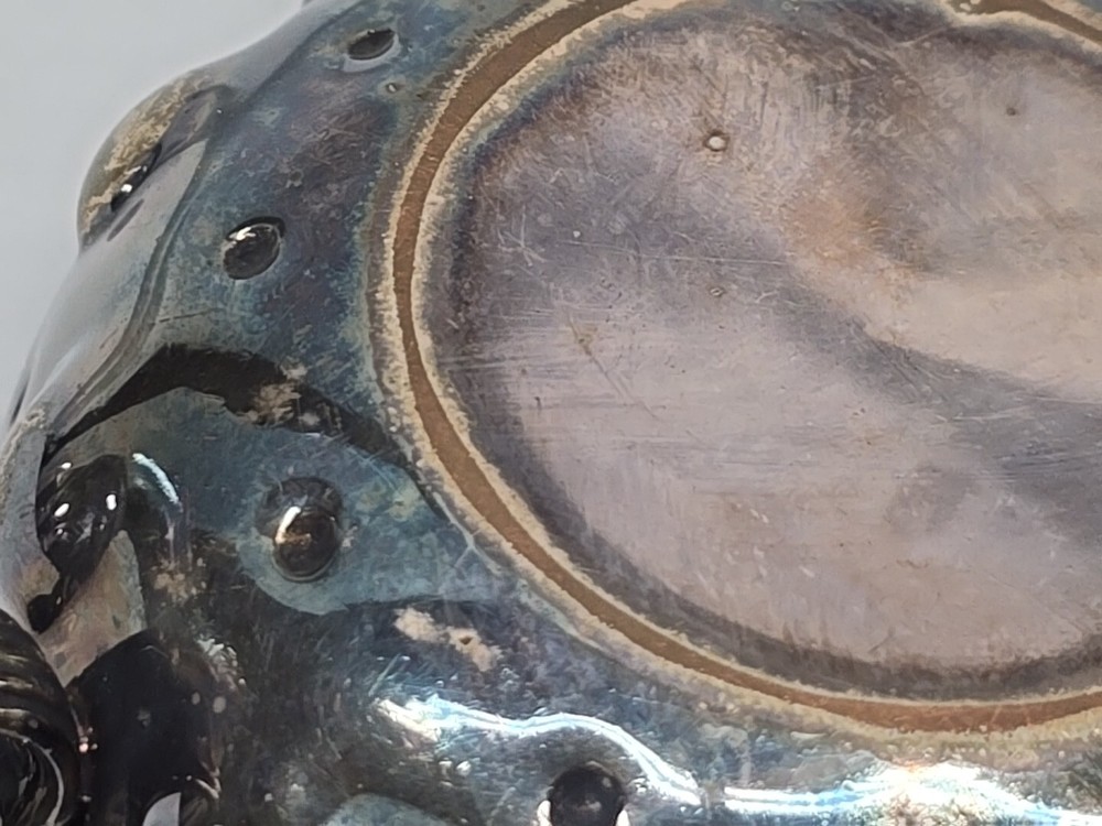 Sommelier wine taster by William Adams Sheffield England Silverplate Vintage