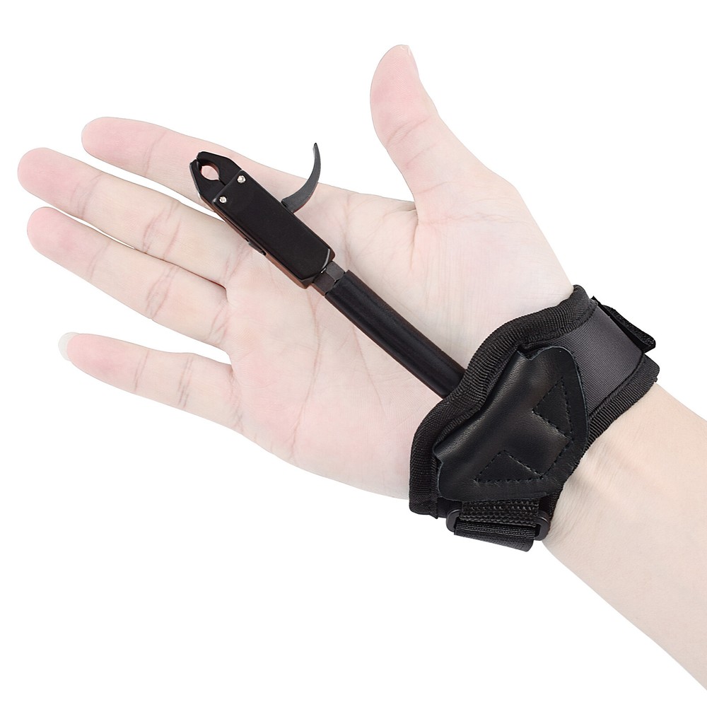1x Archery Compound Bow Release Aids Adjustable Comfortable Quick Release