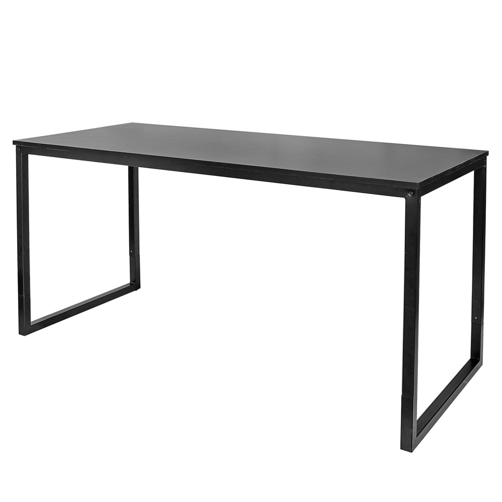 55" Computer Writing Desk Modern Espresso Style Study Office Desk Corner Table
