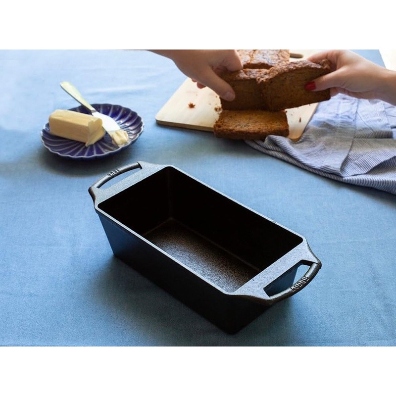 Cast Iron Loaf Pan Seasoned Cookware Versatile Baking Tool Kitchen Essential New