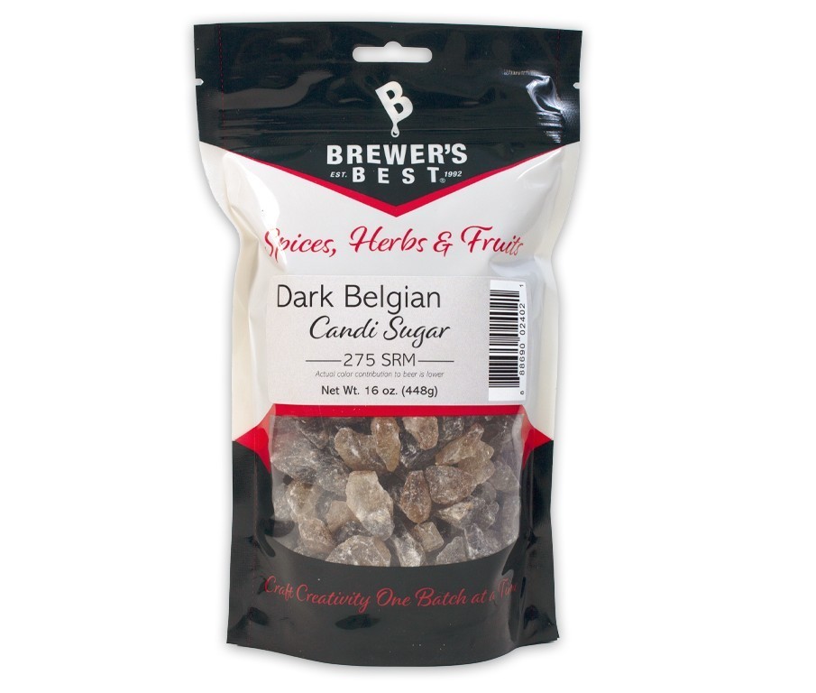 Brewers Best Belgian Candi Sugar Dark 1lb