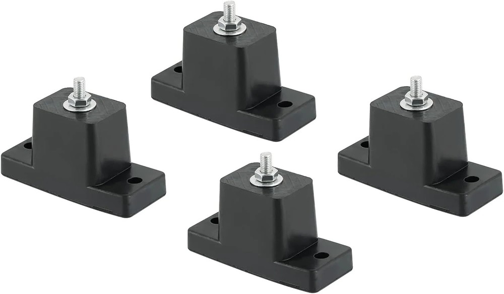 4 Pack Rubber Vibration Isolator Mounting Bracket for Air Conditioner Condenser