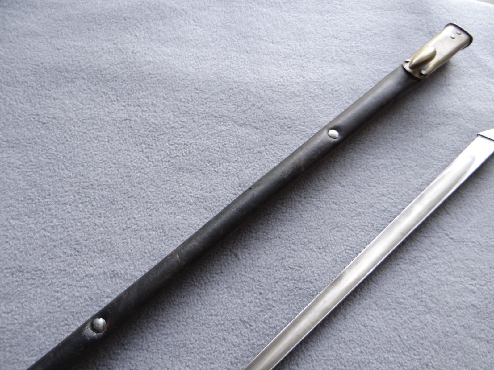 British 303 Caliber Martini Enfield M1895 Socket Bayonet and Scabbard