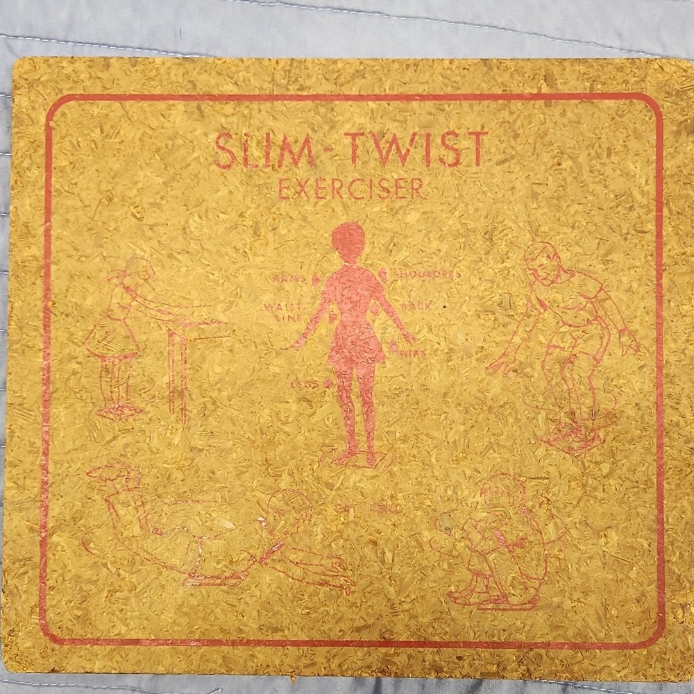 Slim-Twist Exerciser Twist Board Rotating Platform for Abdominal, Arms, Legs