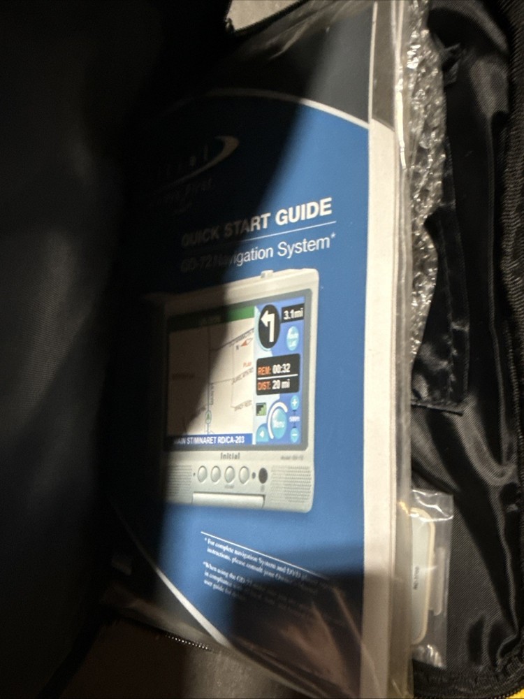 Initial GD-72 PreLoaded Large Screen Auto-routing GPS with DVD Player