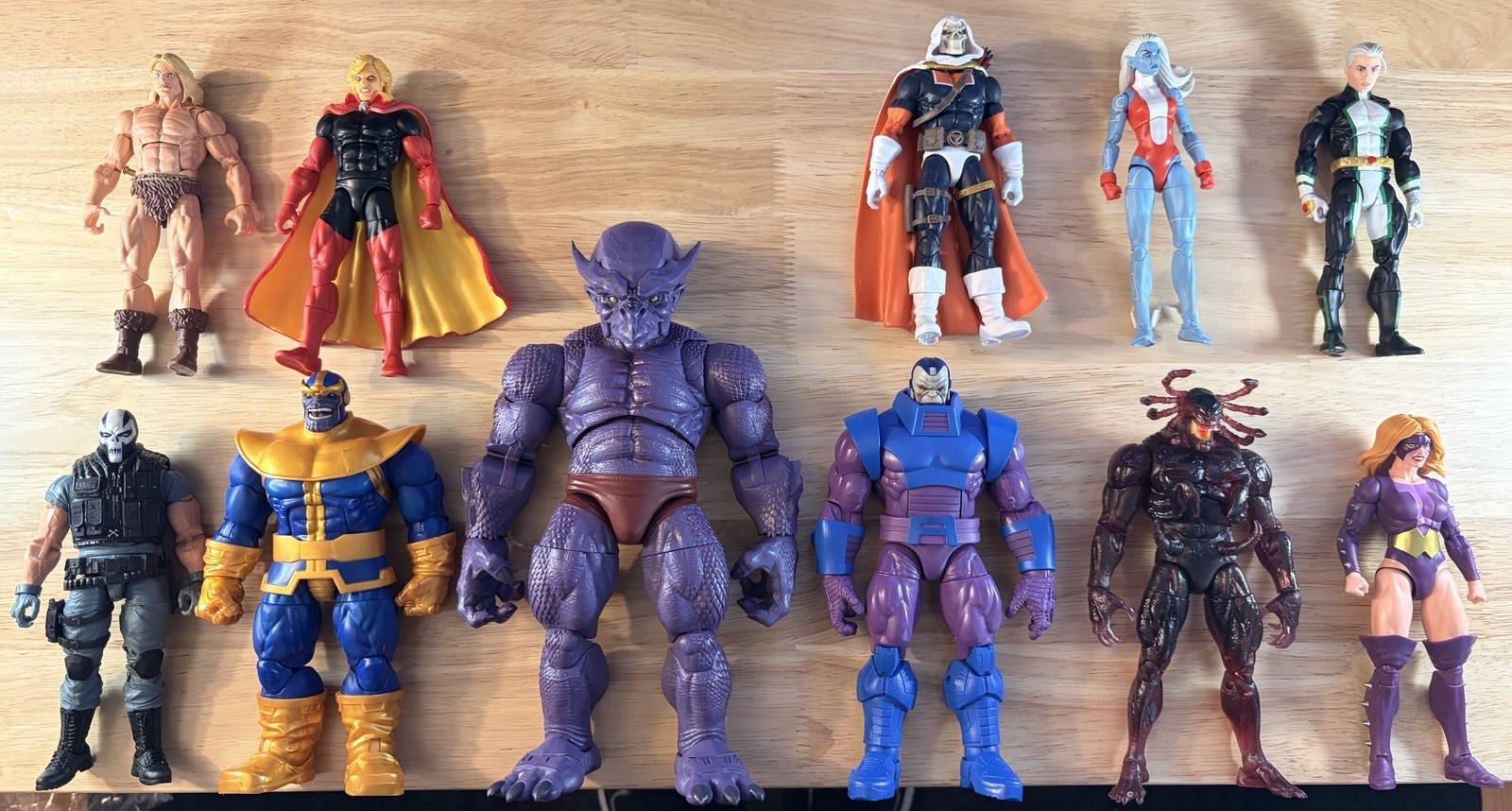 Marvel Action Figures Mixed Lot Thanos Captain America Accessories Comic Heroes