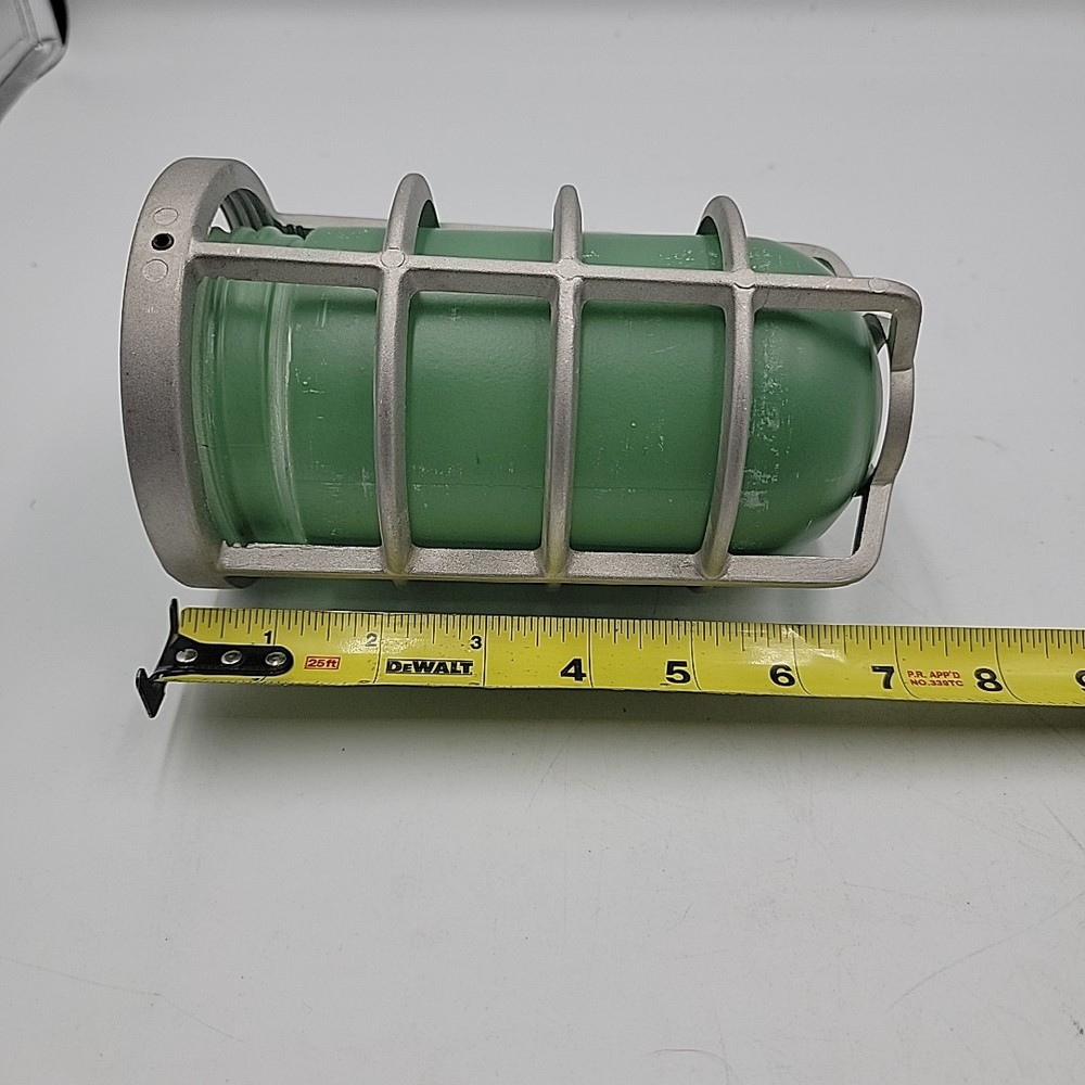 Electric Green Globe with Impact Protection Cage