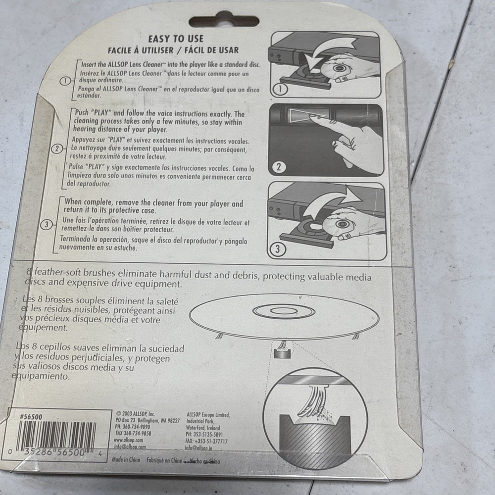 New Allsop CD Laser-lens Cleaner