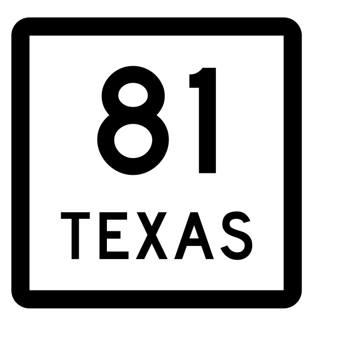 Texas State Highway 81 Sticker Decal