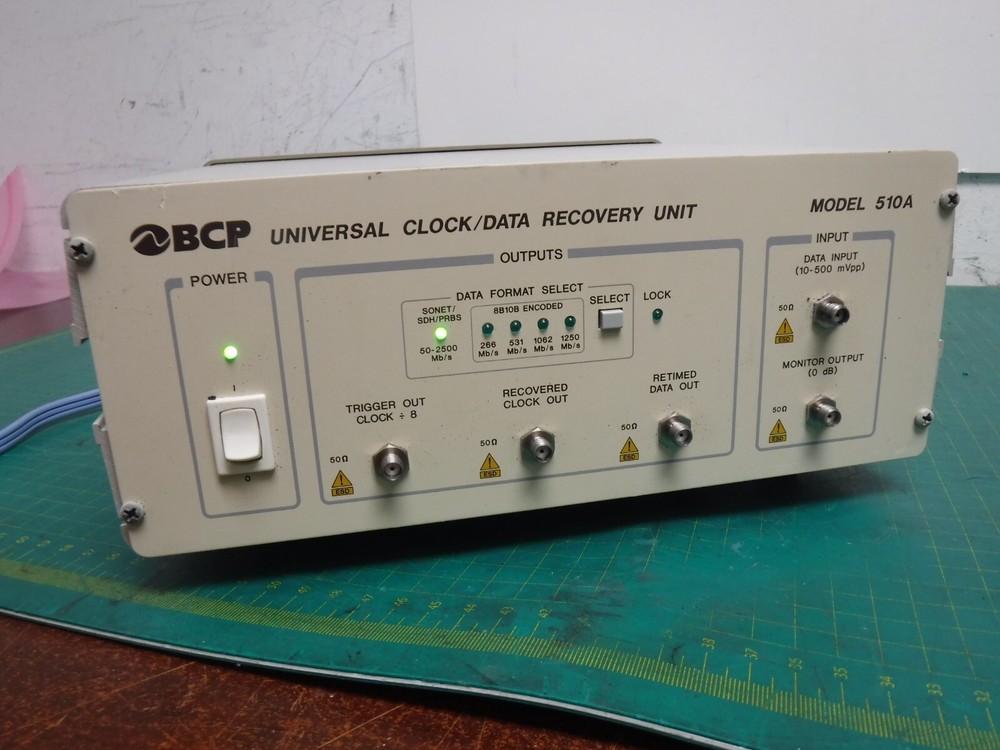 BCP 510A Universal Clock / Data Recovery Unit