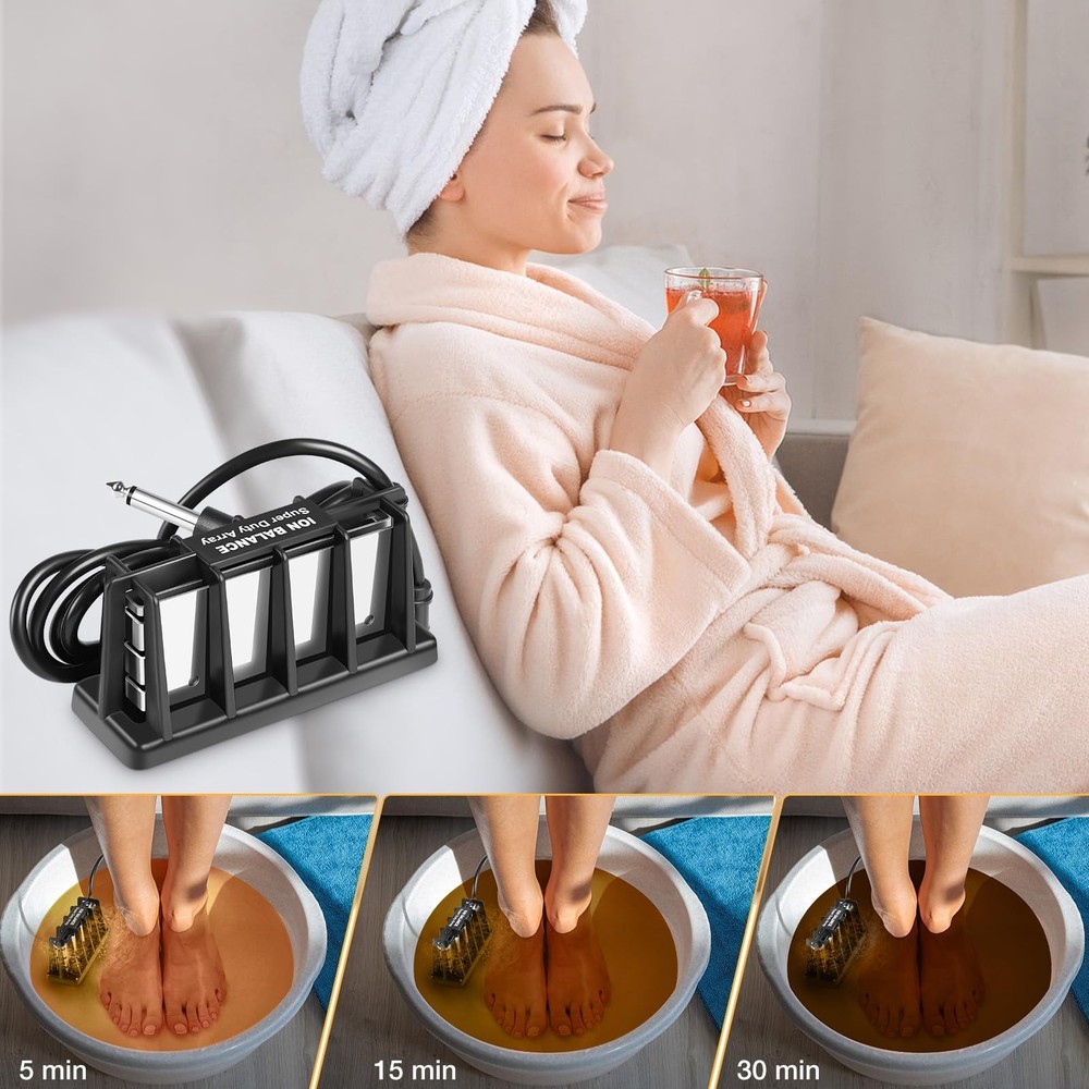 Veicomtech 2 Pack Arrays for Ionic Detox Foot Bath Machine, 2Pcak-L, black