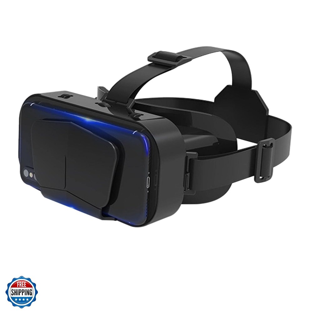 VR Headset 3D VR Glasses Universal Virtual Reality Goggles Support 360°Panora...