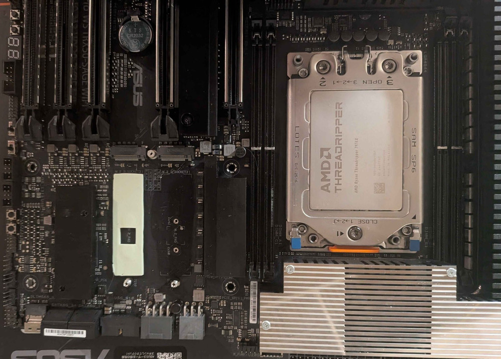 Pro WS TRX50-SAGE WIFI Motherboard + Ryzen Threadripper 7970X Processor