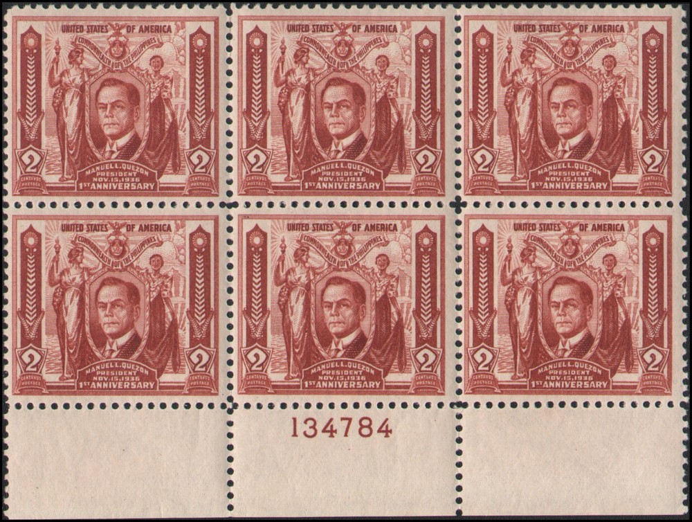 Philippines #408 MNH plate block