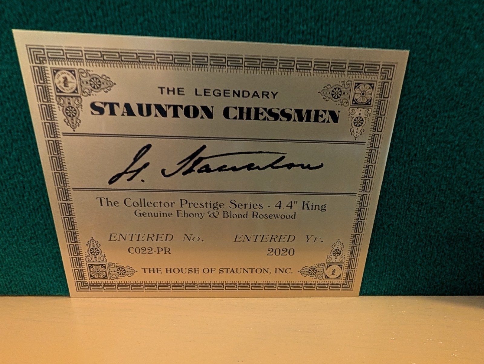 House of Staunton Wood Chess Set Pieces w Case Collector Prestige Series READ