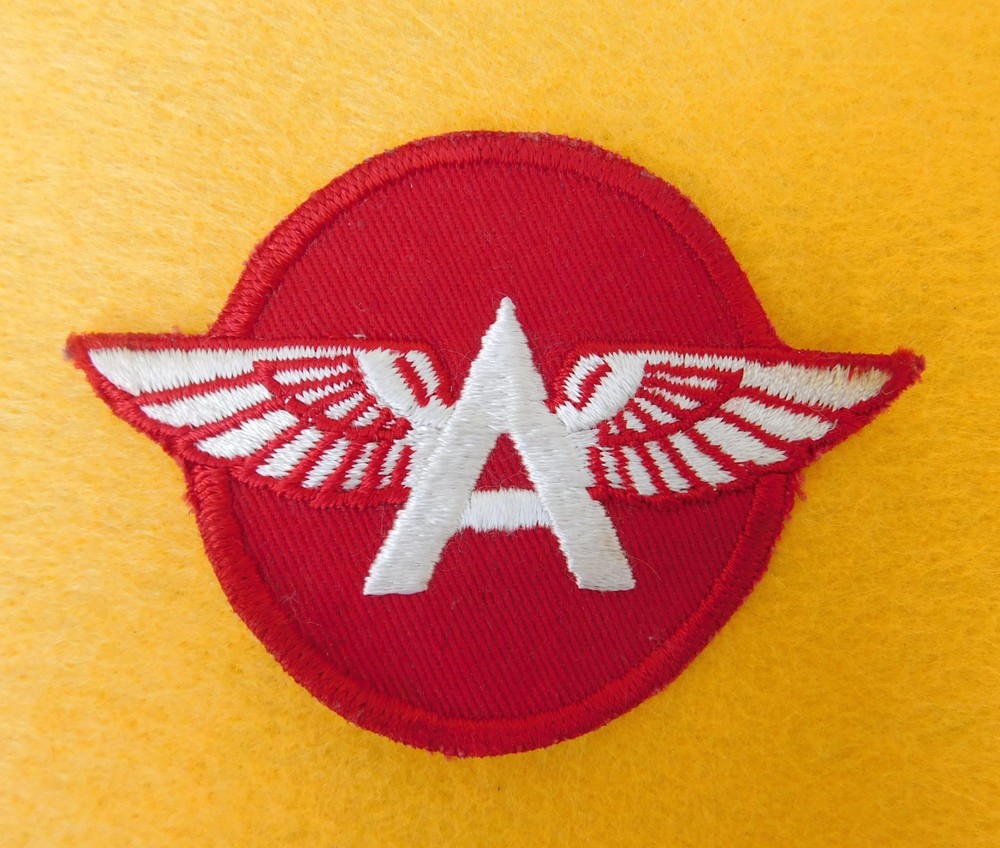 ORIGINAL VINTAGE FLYING A GASOLINE & OIL PATCH