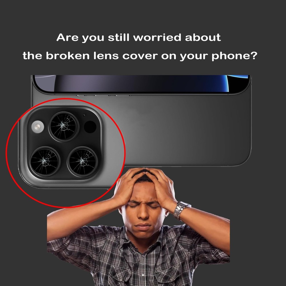 3pcs/Set Back Rear Camera Lens Glass Replacement for iPhone 16 Pro/16 Pro...