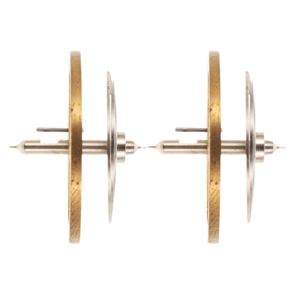 2 Pcs Clock Repairing Accessory Balance Wheel Part Spring Replacement
