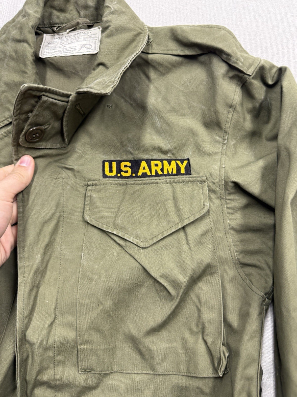 Deadstock 1944 M43 MQ1 Field Jacket Size 34 S Sigmund Eisner Co