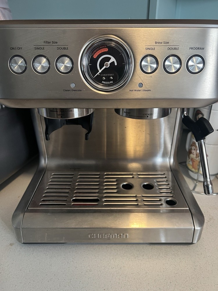 Chefman Crema Supreme Espresso Machine *Needs a few accessories* Gently Used