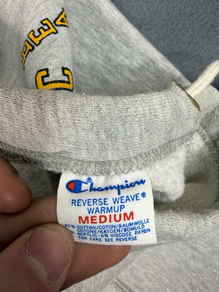 Vintage Champions Reverse Weave Sweatpants UNC Bears Size Medium