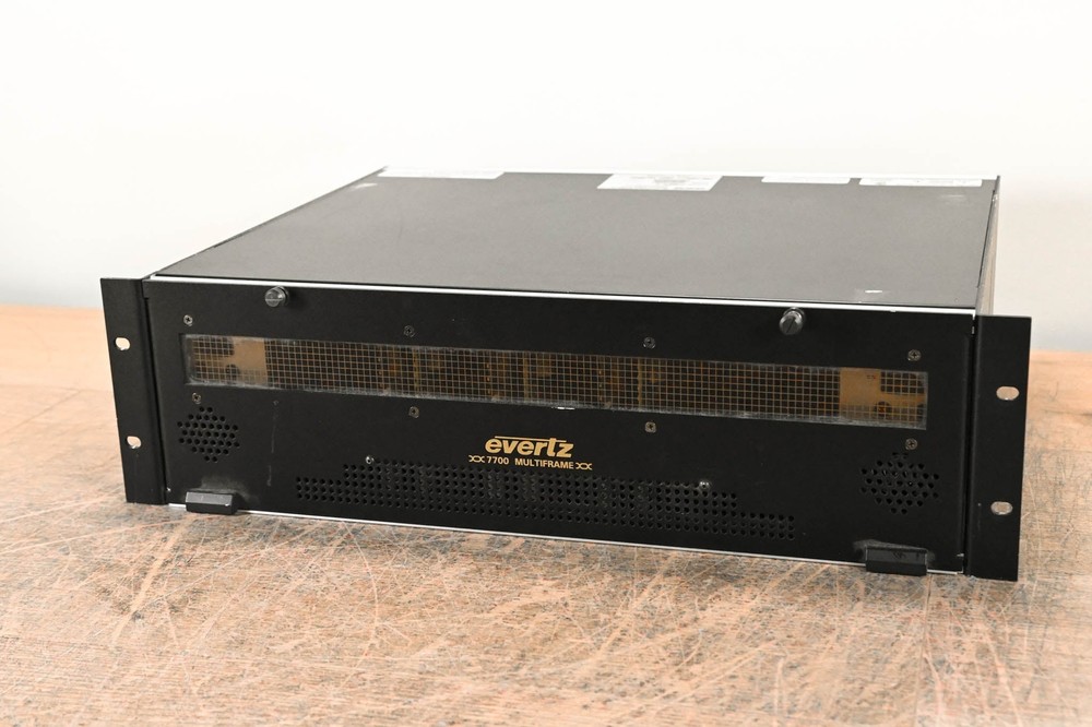 Evertz 7700FR-C Multiframe Chassis with Cards CG0046X