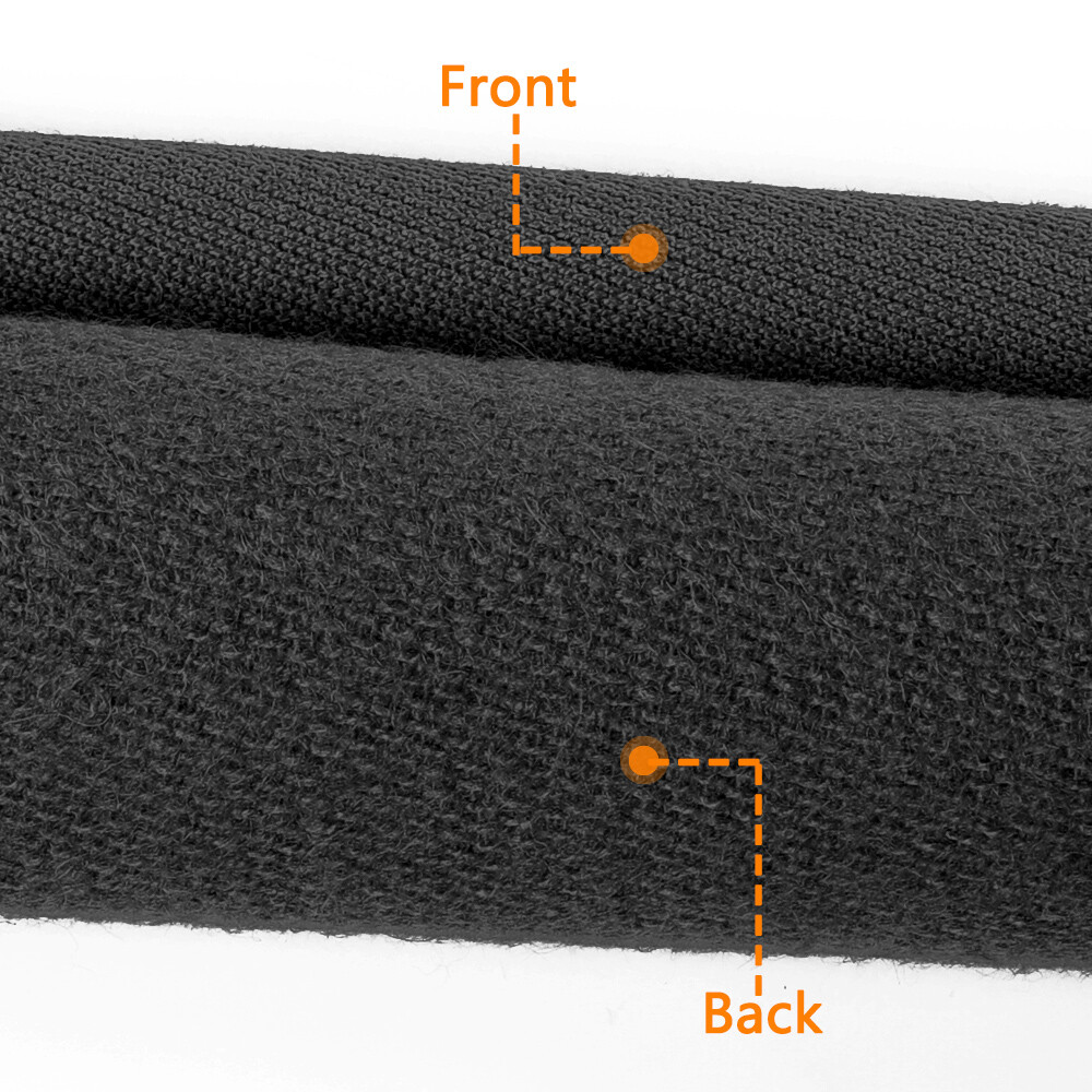 Black 7ft Pool Table Cloth - Pre-Cut Worsted Billiard Felt w/ Rail Speed