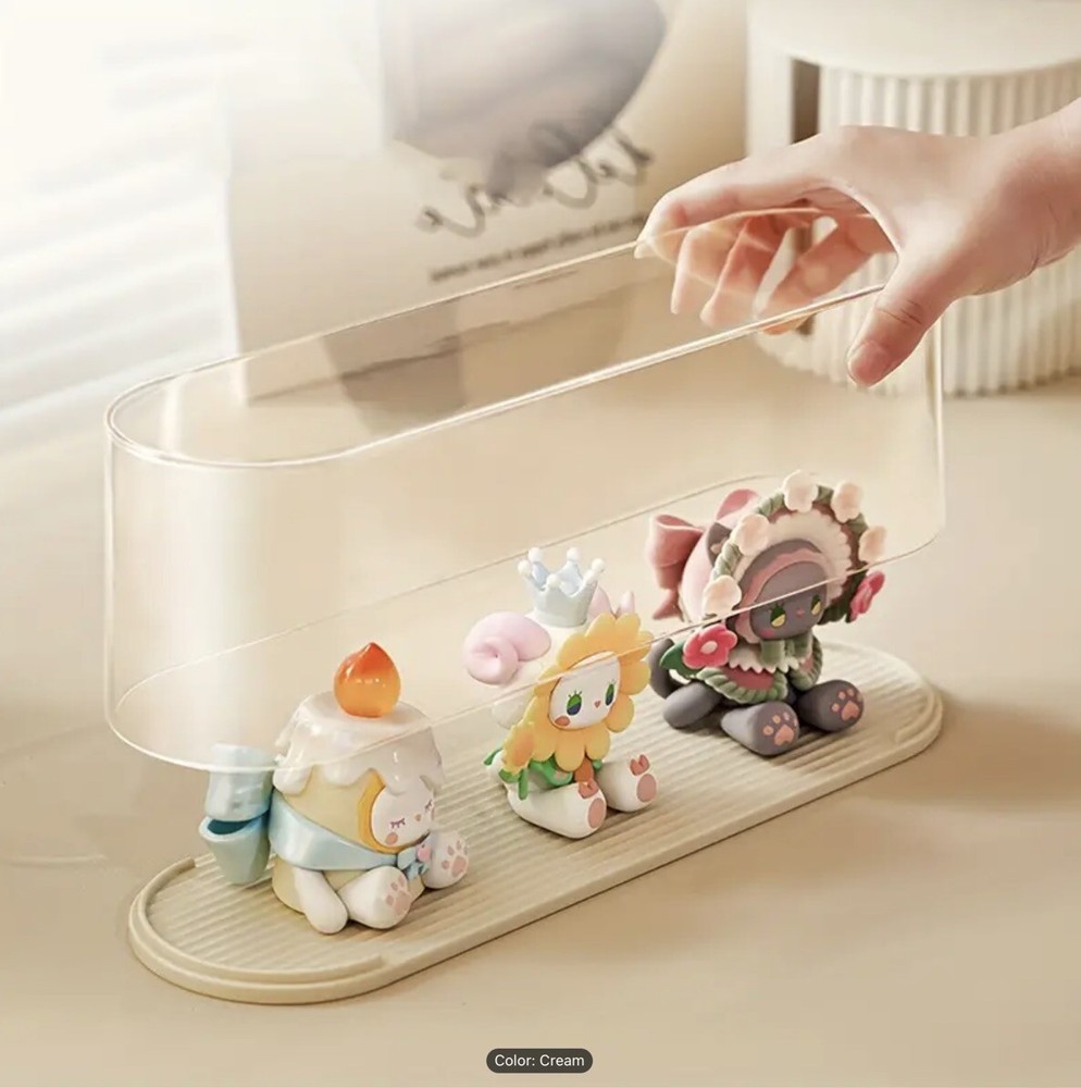 New Anime Clear Display Case Box Figurine Pocket Monster Stackable Dust Proof