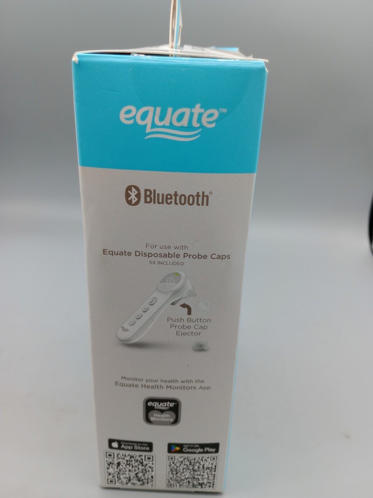 Equate Bluetooth Dual-Function Infrared Thermometer, Forehead and Ear Mode