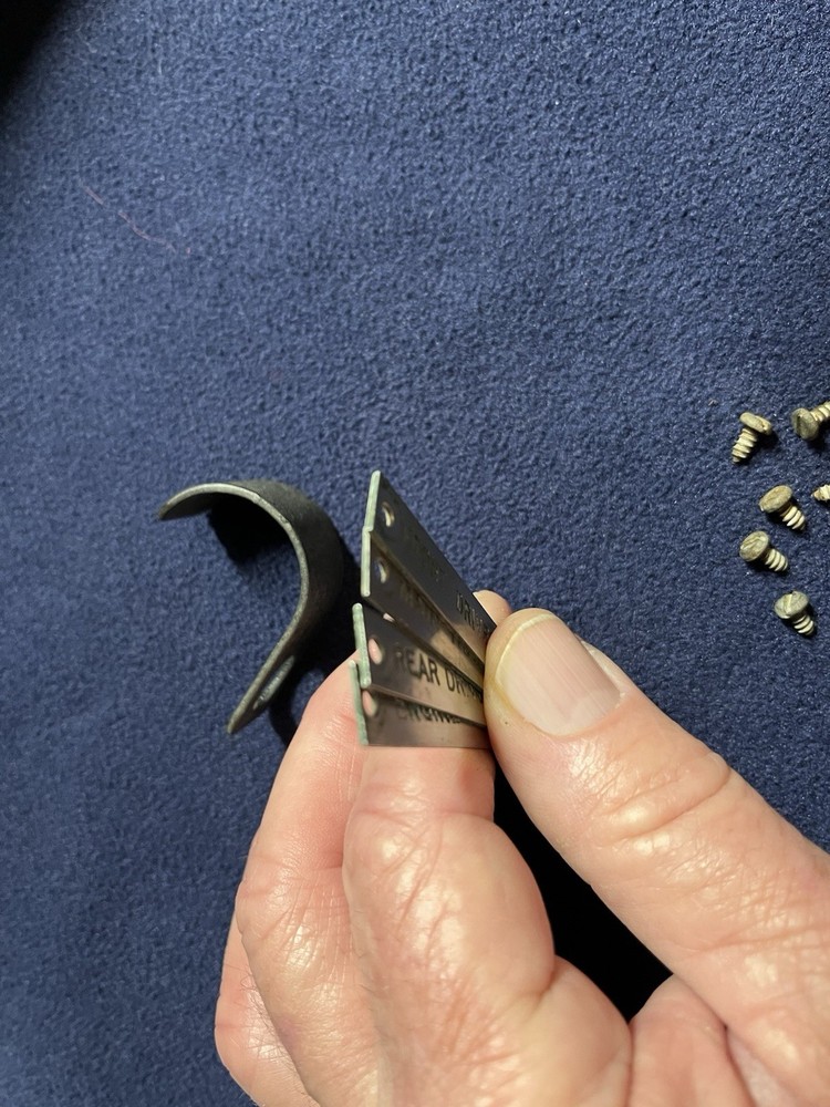 Peterbilt gauge emblems vintage air switch guard