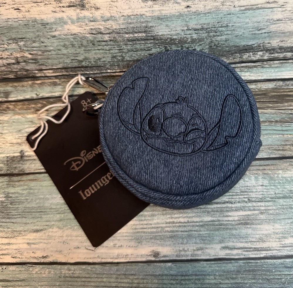 NEW Loungefly Disney Coin Purse Wristlet •Lilo & Stitch • Denim