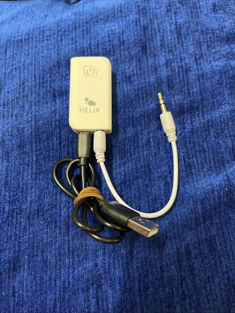 Helix FlyWireless Bluetooth Airplane Adapter Model ETHADPBTT White