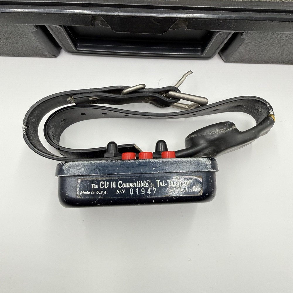 Tri-Tronics 100B Dog Training Collar System CU 4 Receiver Case Tested