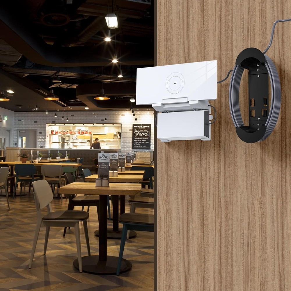 Durable Starlink Gen 3 Cable Management Solution, Wall Mountable - Black